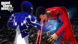 GTA 5 - Cosmic Spider-Man VS Superman (Jon Kent)