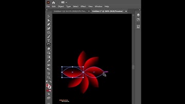 Flowers as a Rotate Tool in Illustrator | Studio OF SHAAN #shorts