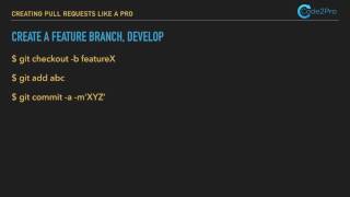 [Code2Pro] Create GitHub Pull Request Like Pro Using Branches