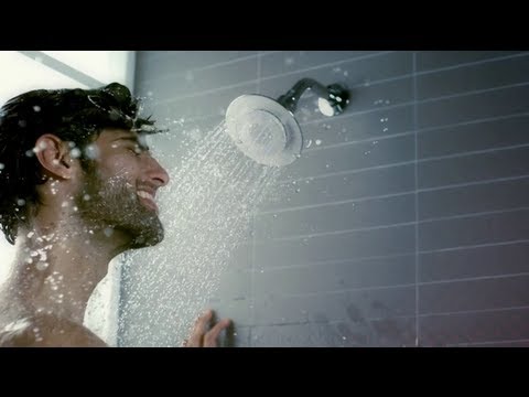 Kohler K9245 Moxie Shower Head - The First Bluetooth Shower Head - YouTube