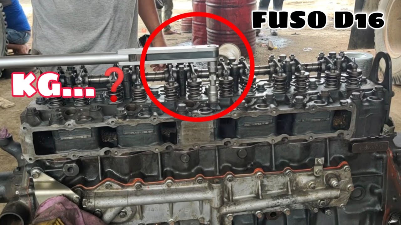 UKURAN TORSI Baut SILINDER HEAD Fuso 220 ps D16