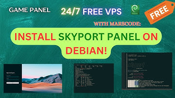 Free 24/7 VPS with Debian: Install & Deploy Skyport Panel Easily!