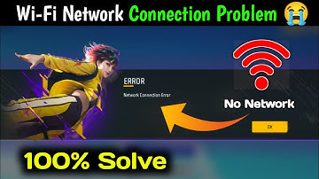 Free fire Wifi Network Connection Error Problem | Free fire not opening using wifi 😢 | network issue