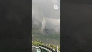 Severe storm damage in northern Ohio