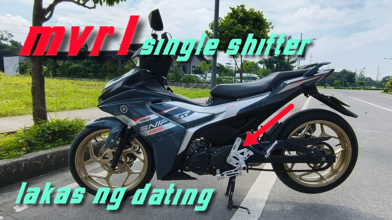 Sniper 155 kabit ng MVR1 Single Shifter, pde rin sa sniper 150