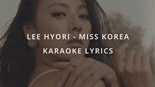 Lee Hyori (이효리) - Miss Korea (KARAOKE LYRICS) Resimi