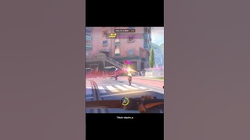 That bullet was nowhere near her😭 #overwatch2 #genji #juno #widowmaker