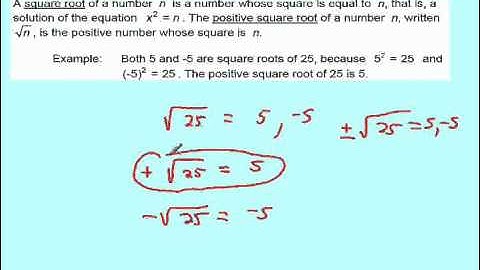 Common Core Math Video 29 Estimating Square Roots