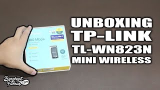 Unboxing TP-LINK TL-WN823N Mini USB WiFi - 300Mbps Wireless Adapter | Membuka Kotak
