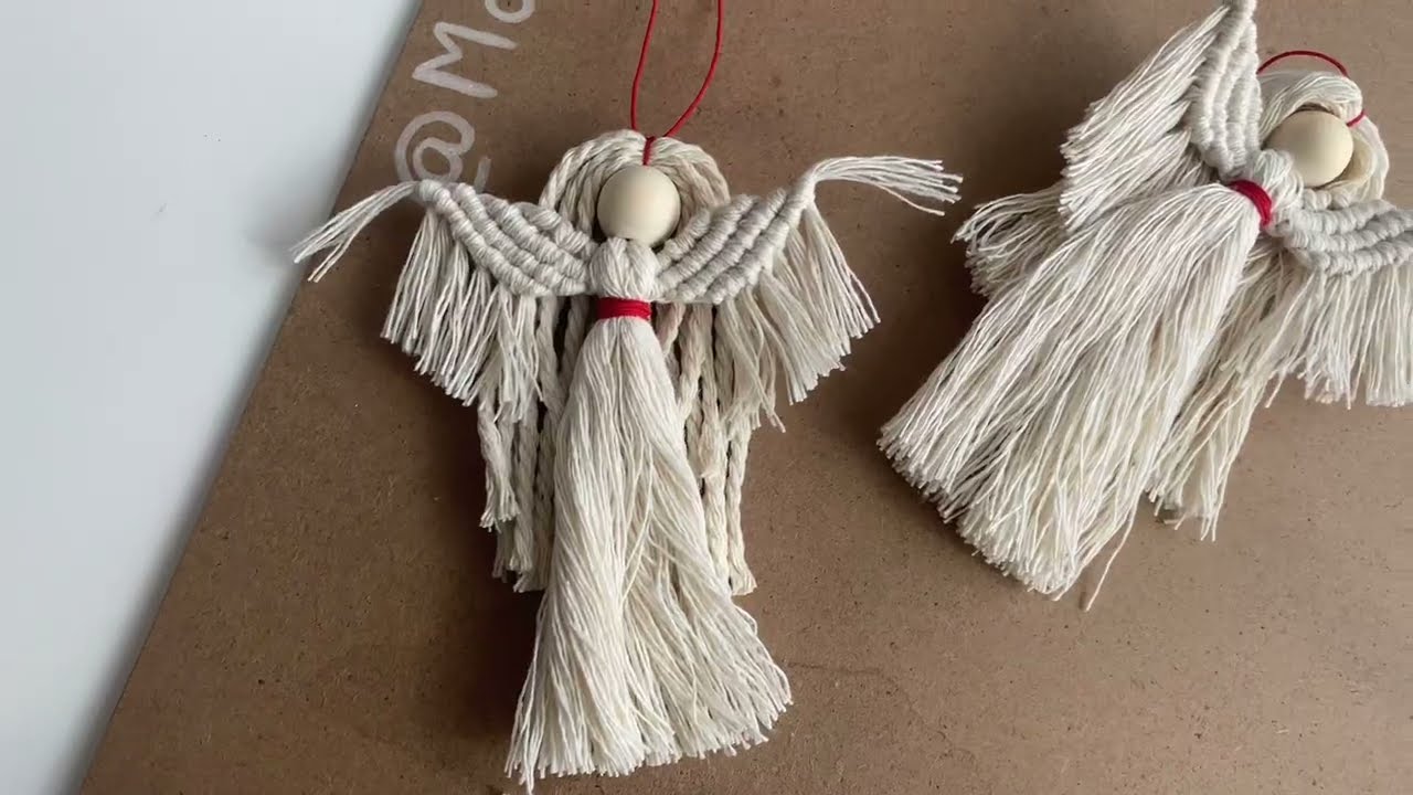 Мастер класс Ангел макраме
