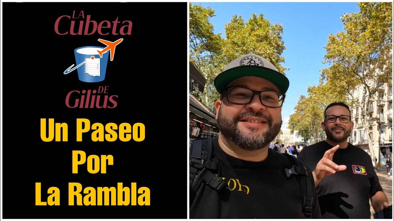 Un Paseo por La Rambla | Explorando las Calles de Barcelona, España. 🇪🇸🇵🇷