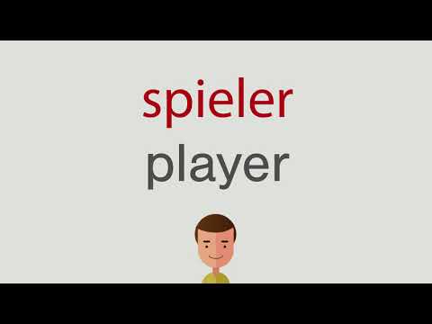 Video: Was bedeutet Spieler auf Englisch?