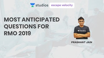 Most Anticipated Questions for RMO 2019 | RMO Crash Course 2019 | Prashant Jain