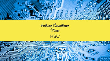 Arduino Countdown Timer