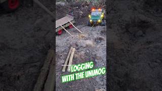 rc scale fms fcx24 crawler unimog logging 🫡😅