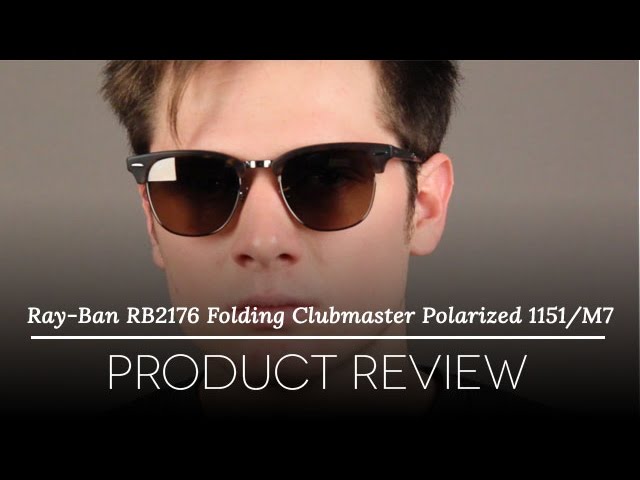 clubmaster ray ban folding