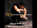 Nek - Hazme amarte (lyrics)