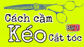 Cách cầm kéo| Cách cầm kéo CẮT TÓC | DAYCATTOCONLINE|SALONTRONGCON