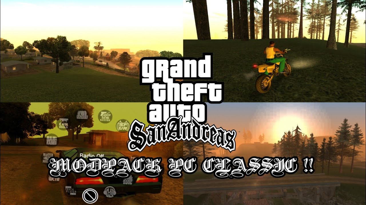 RILISS!! MODPACK PC CLASSIC GTA SA ANDROID!!