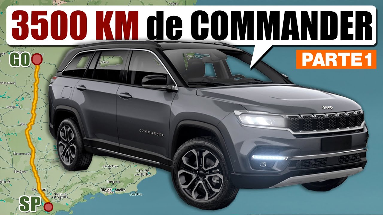 3.500 KM com JEEP COMMANDER, de SÃO PAULO para BRASÍLIA e  CHAPADA DO VEADEIROS! - Parte 1