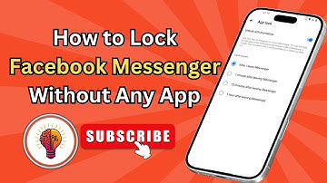 How to Lock Facebook Messenger Without Any App | Full Guide For Beginners