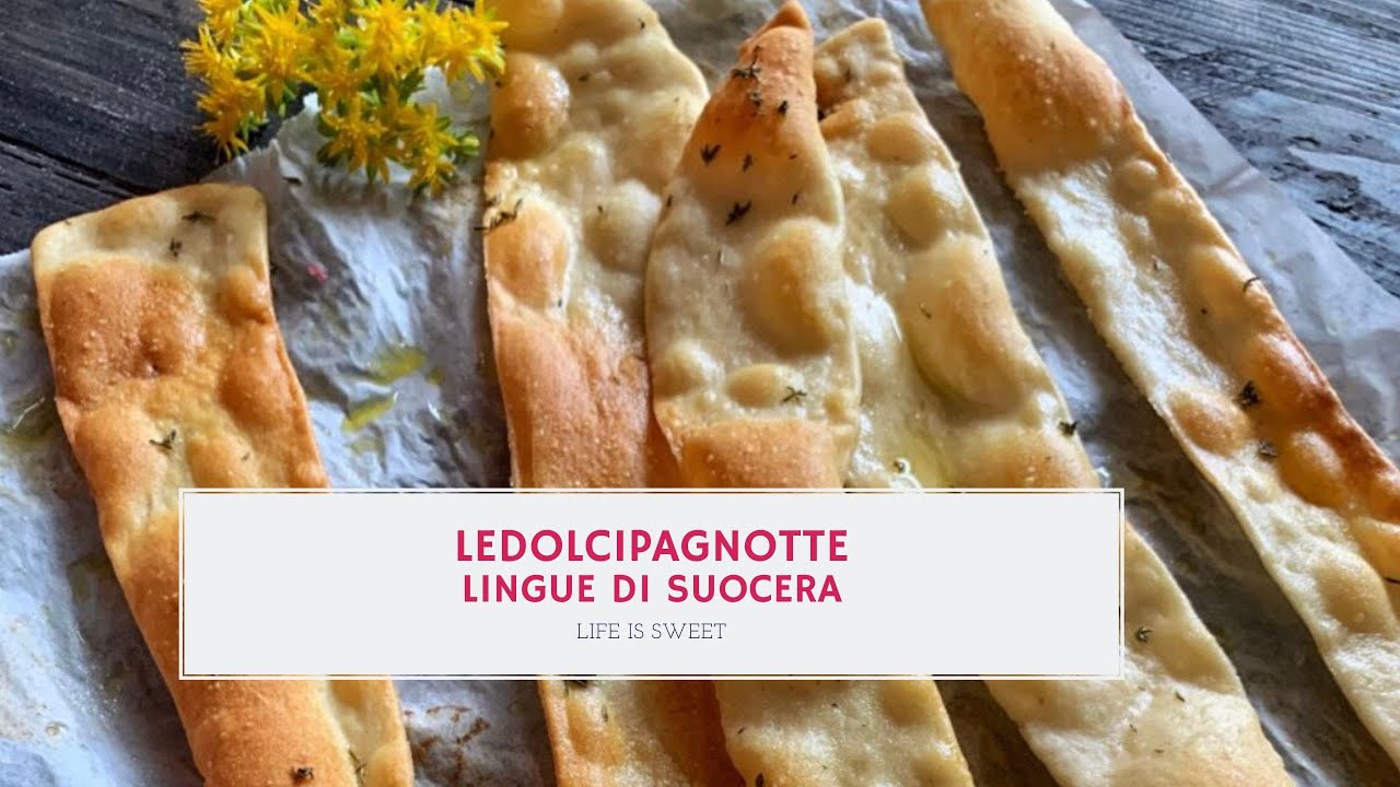 Lingue di suocera con esubero di pasta madre