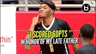 Javonte Smarts SCORED 60PTS In Honor of Late Fathers Birthday!  Vs RJ Hampton