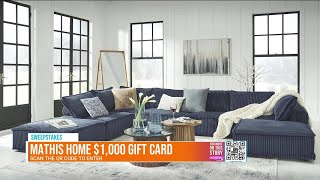 Enter the Legendary Comfort Sweepstakes from Mathis Home