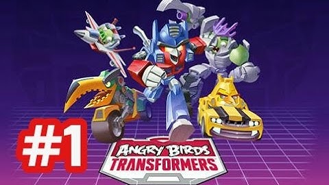 Angry Birds Transformers - Android Walkthrough - Part 1 Unlock BUMBLEBEE