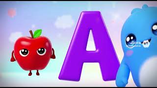 Alphabet Song For Toddlers Learn Letter A With Music Tiny Beats Kids