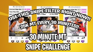 MAKE 25K+ MT EVERY 30 MINUTES BY USING THIS OP SNIPE FILTER | 30 MINUTE OPAL SNIPE FILTER!