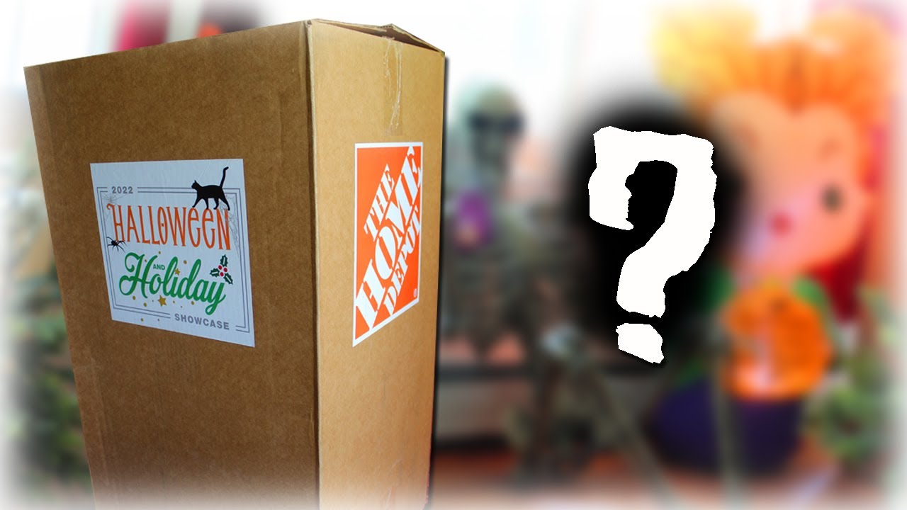 UNBOXING Home Depot's 2022 Halloween/Christmas MYSTERY BOX | Halloween & Holiday Showcase 2022
