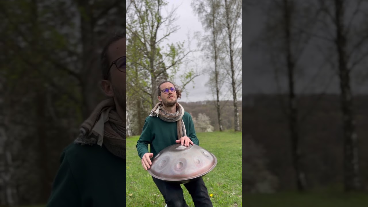 Sweet melody on my La Sirena #handpan #meditation