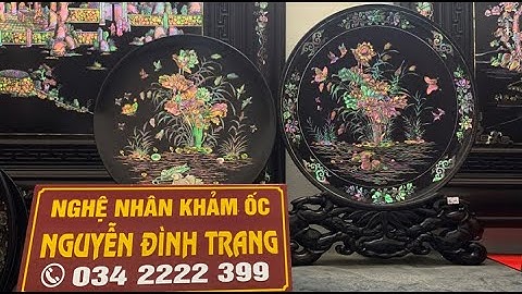 Tranh khảm Tùng Cúc Trúc Mai