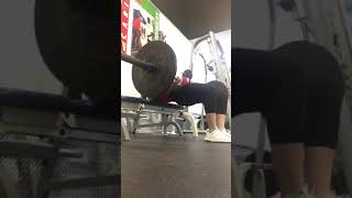 Barbell hip thrust, rest-pause