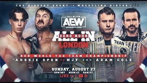 AEW All In Preview: Aussie Open vs. MJF & Adam Cole: The Mark Hoke Show Pro Wrestling Radio Show