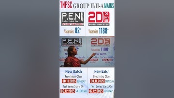 NEW BATCH TNPSC GROUP-II/IIA MAINS | FREE INTRODUCTION CLASS @ ALL OUR BRANCHES | Suresh IAS Academy