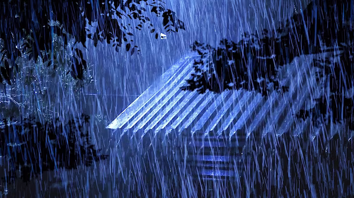 FALL ASLEEP FAST in MINUTES with Torrential Rain on Metal Roof & Powerful Thunder Sounds at Night
