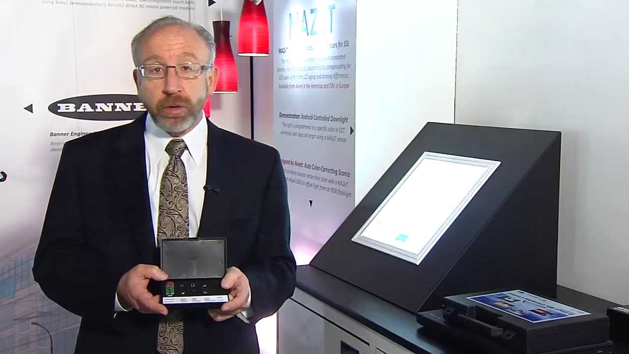 Lightfair 2013: AVNET & MAZeT Show Inexpensive Sensors for Closed Loop Color-Tunable LED Lighting