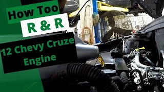 2012 Chevy Cruze engine removal and replacement! The easy way!