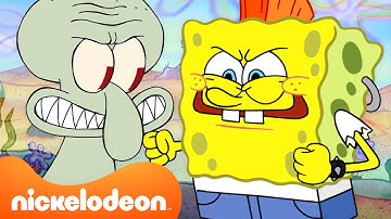 Every Time SpongeBob & Squidward Show Up in The Patrick Star Show! | @Nicktoons
