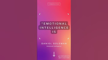 Thumbnail of Daniel Goleman - Emotional Intelligence #intelligence
