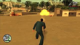 GTA: SA - NPC and CJ can shoot the molotovs