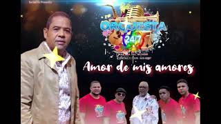 Video thumbnail of "ORQUESTA 24/7 - AMOR DE MIS AMORES 🥰😍[Merengue]"