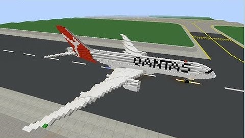 Minecraft Boeing 787 900 interior 1.5:1scale
