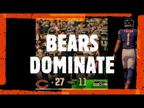 Chicago Bears News Seahawks Post Game Report Justin Fields Offensive Tackle Breakdown and rookie imp