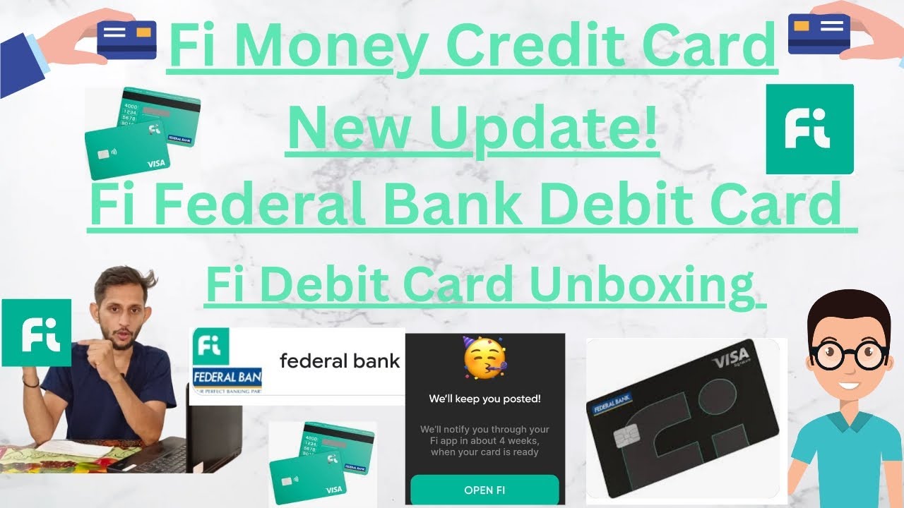 🤷🤑Unboxing & Review Fi Debit Card 🔥l Fi Credit Card New Update 💁l Fi