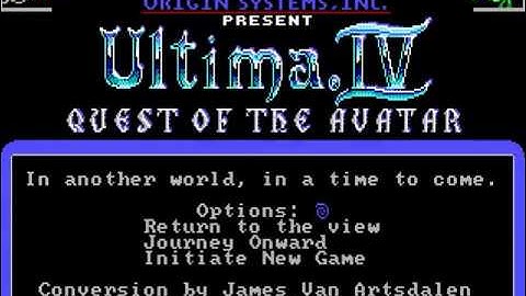 Ultima IV   Quest of the Avatar ~ MS DOS PC
