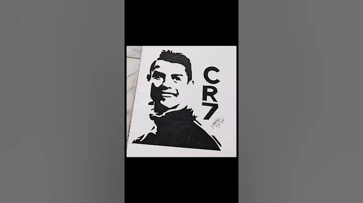 easy Cristiano Ronaldo drawing grid method #shorts #short #shortsfeed #viral #viralvideo #fyp #fypシ