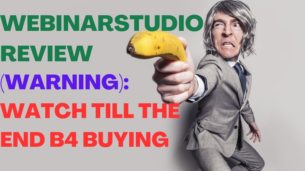 WEBINARSTUDIO REVIEW| Webinar Studio Reviews| (Make Money Online)| Watch Till The End B4 Buying.